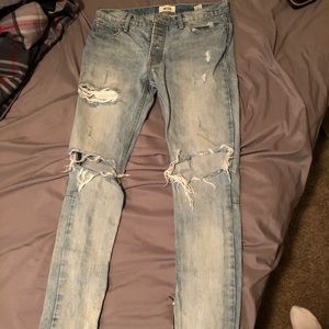 Mint crew rockstar skinnies size 31 *Rare*